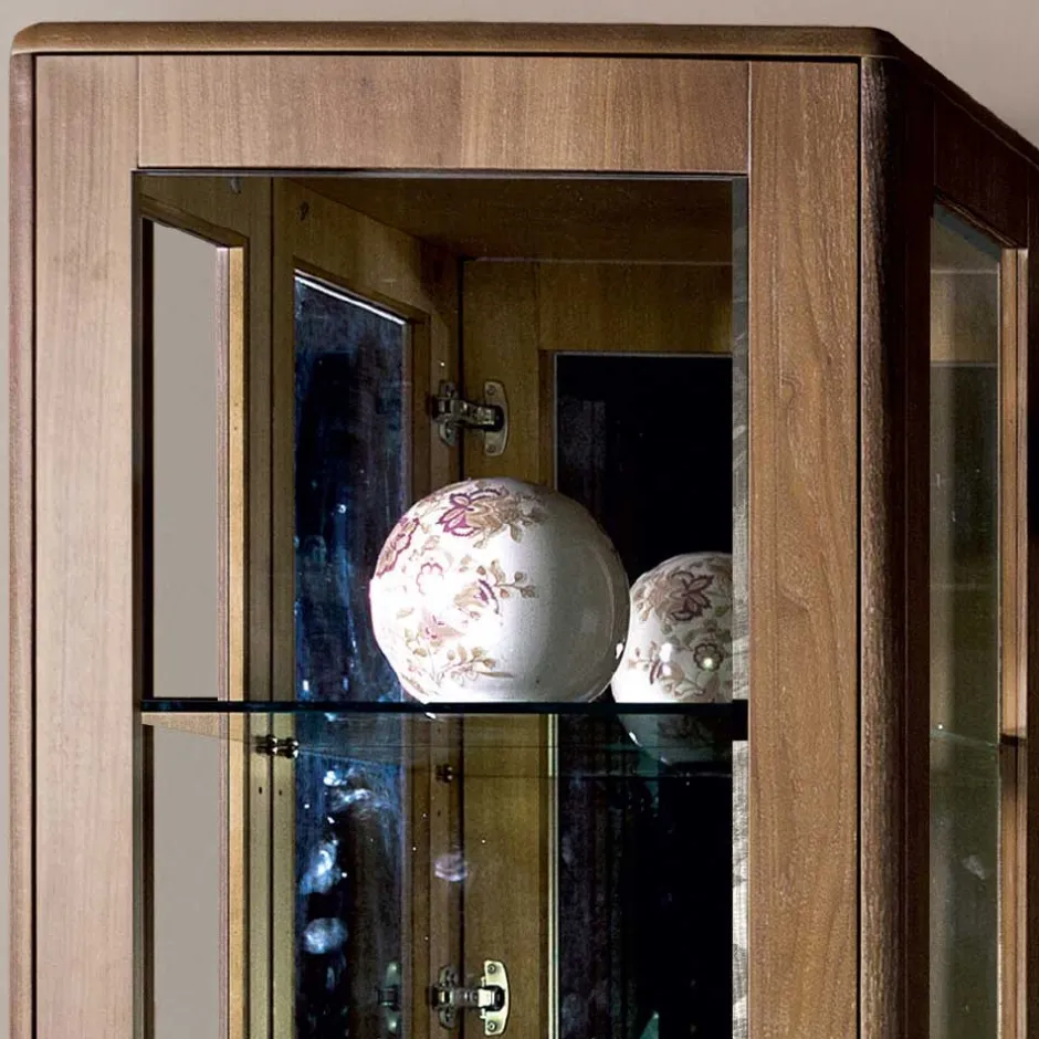 Wohnen Retro Wohnwandd in Nussbaum - Gralaz (dreiteilig)