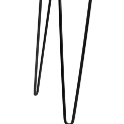 Wohnen Retrodesign Beistelltisch in Eiche Optik Dunkelbraun - Braving