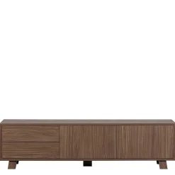 Wohnen Retrodesign TV Board in Walnuss - Acaso