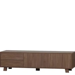 Wohnen Retrodesign TV Board in Walnuss - Acaso