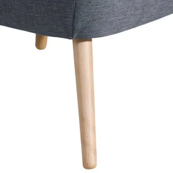 Retro-Sessel in Jeansblau Stoff - Florida^Wohnen Hot