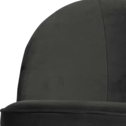 Retrosessel in Schwarz mit Samtbezug - Betty^Wohnen Discount