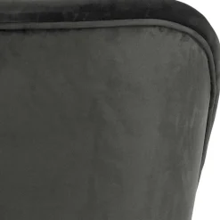 Retrosessel in Schwarz mit Samtbezug - Betty^Wohnen Discount