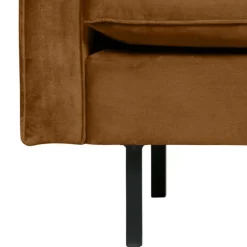 Retrostil Samtsessel in Honigfarben - Saguan I^Wohnen Clearance