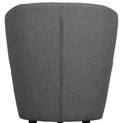 Wohnen Retrostil Sessel aus Boucle-Stoff Dunkelgrau - Negro