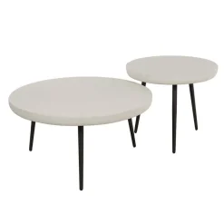 Retro-Wohnzimmertische aus Marmorkomposit - Percos (zweiteilig)^Wohnen Online