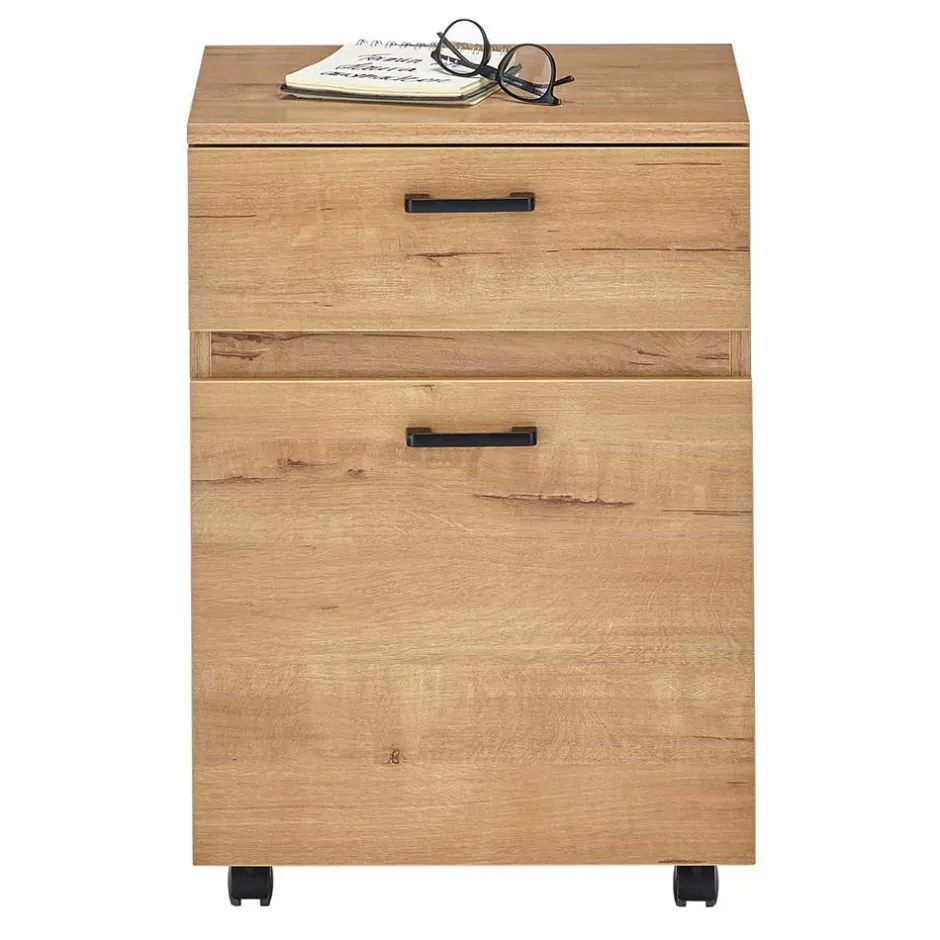 Rollcontainer in Holzoptik Wildeiche - Caprera^Wohnen Hot