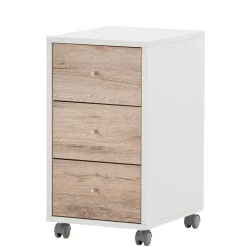 Rollcontainer in Weiß und Wildeiche - Laganzo^Wohnen Sale