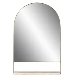 Rundbogen-Spiegel mit Marmor Ablage - Nostalc^Wohnen New