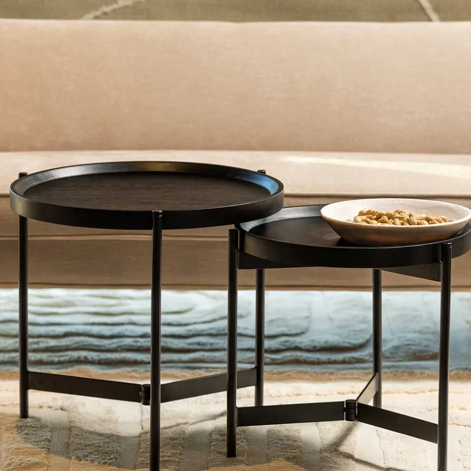 Runde Beistelltische mit Dreifußgestell - Johny (zweiteilig)^Wohnen Sale