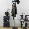 Runde Design Standgarderobe mit 5 Haken - Oladrios^Wohnen Clearance