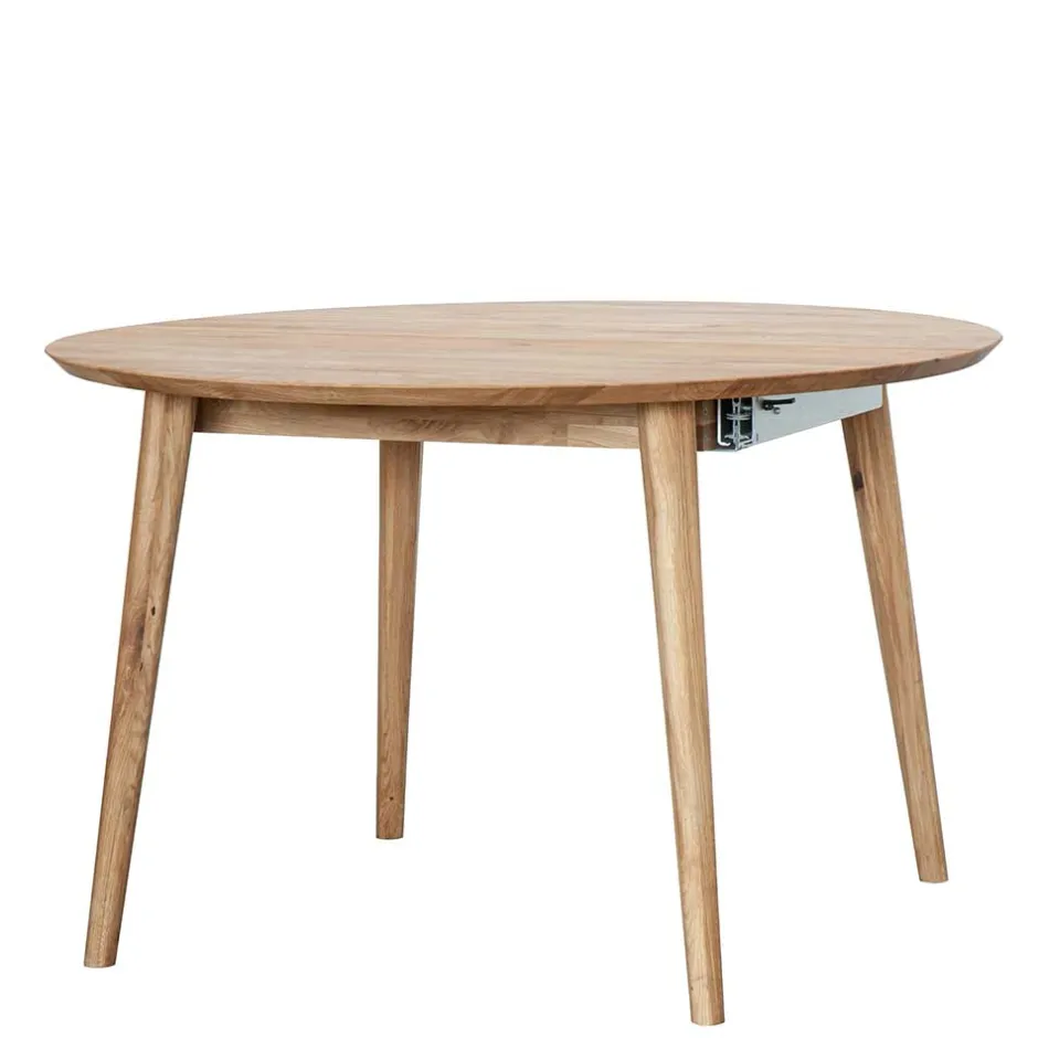 Runder Ausziehtisch aus Wildeiche - Venice^Wohnen Outlet