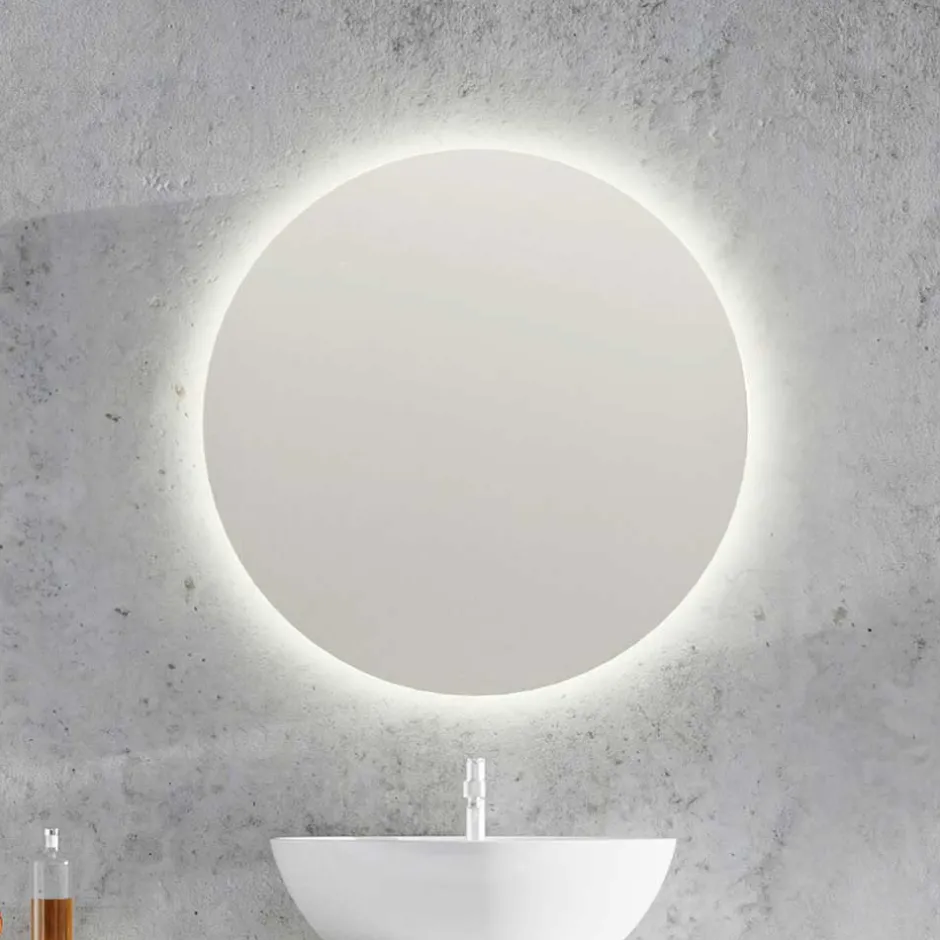 Runder Badezimmerspiegel mit Beleuchtung LED - Valva^Wohnen Clearance