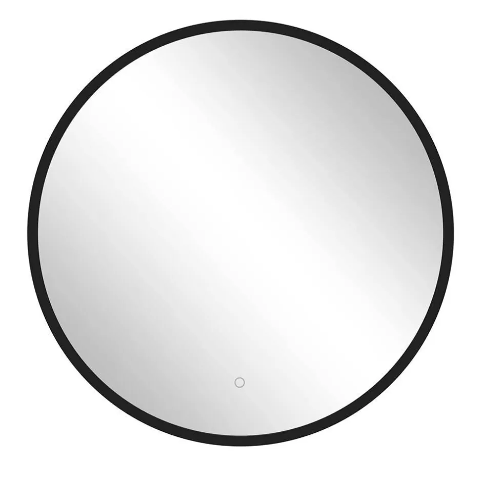 Wohnen Runder Badezimmerspiegel mit LED Beleuchtung - Crystoga