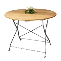 Wohnen Runder Balkontisch Paznaun massiv