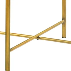 Runder Beistelltisch in Nussbaum und Bronze - Vanimarias^Wohnen Online