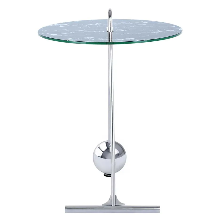 Runder Beistelltisch in Schwarz & Silber - Chaylin^Wohnen Sale