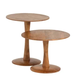 Runder Beistelltisch mit Säulengestell - Odrato^Wohnen Sale