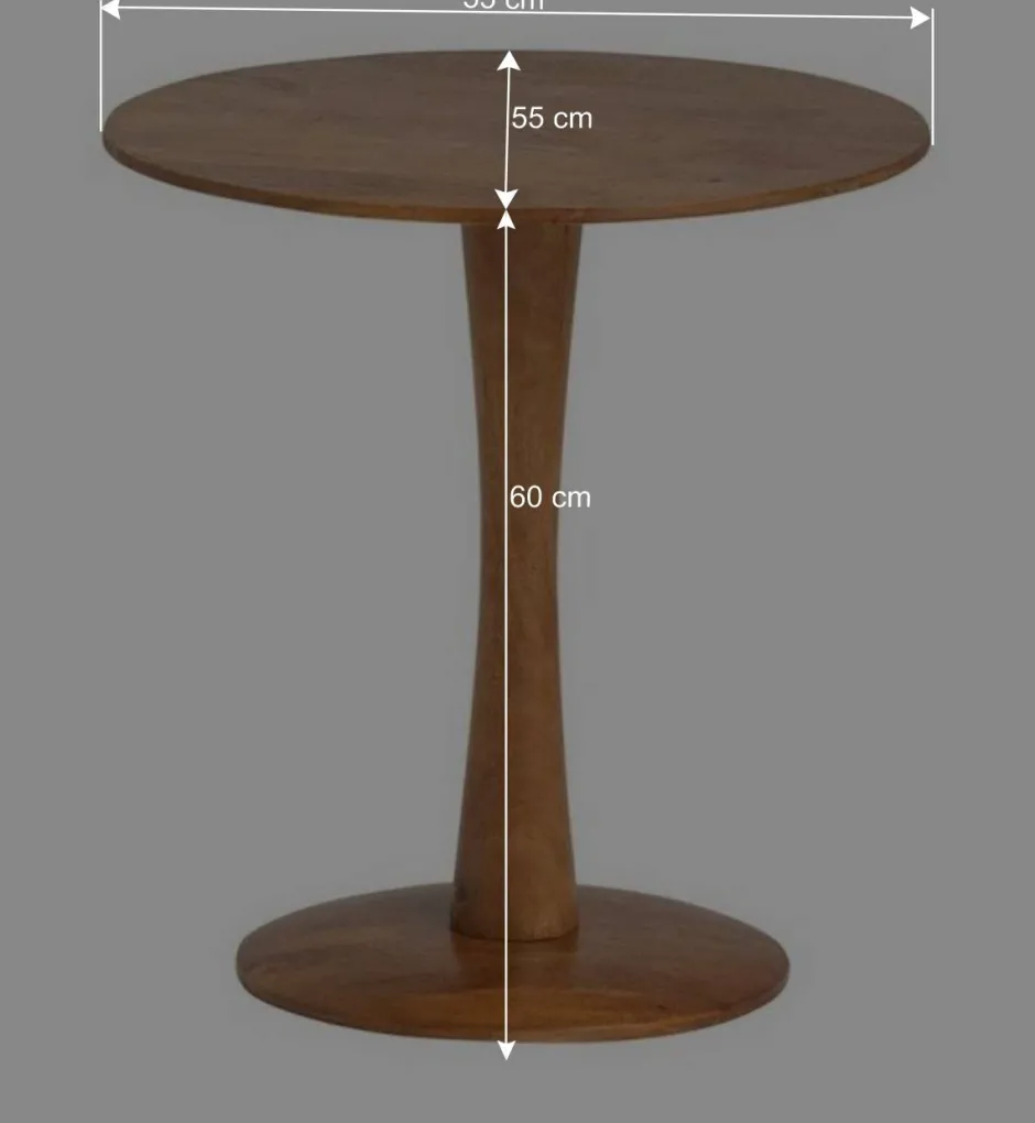 Runder Beistelltisch mit Säulengestell - Odrato^Wohnen Sale