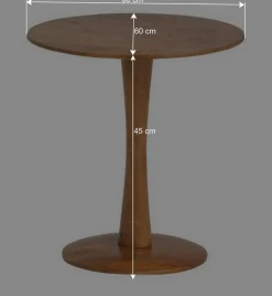 Runder Beistelltisch mit Säulengestell - Odrato^Wohnen Sale