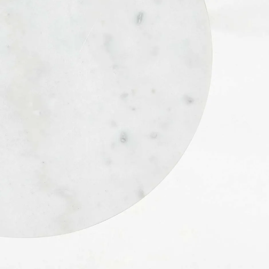 Runder Beistelltisch mit Marmor Steinplatte - Vinda^Wohnen Outlet