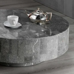 Runder Couchtisch Dezi aus Stein^Wohnen Discount