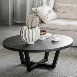 Runder Couchtisch mit Durchmesser 110 cm - Cantabry^Wohnen Discount