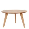 Wohnen Runder Couchtisch mit Schweizer Kante - Conturay