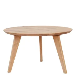 Wohnen Runder Couchtisch mit Schweizer Kante - Conturay