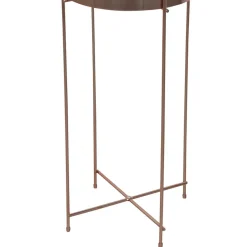 Runder Design Beistelltisch in Rosegold - Merka^Wohnen Clearance