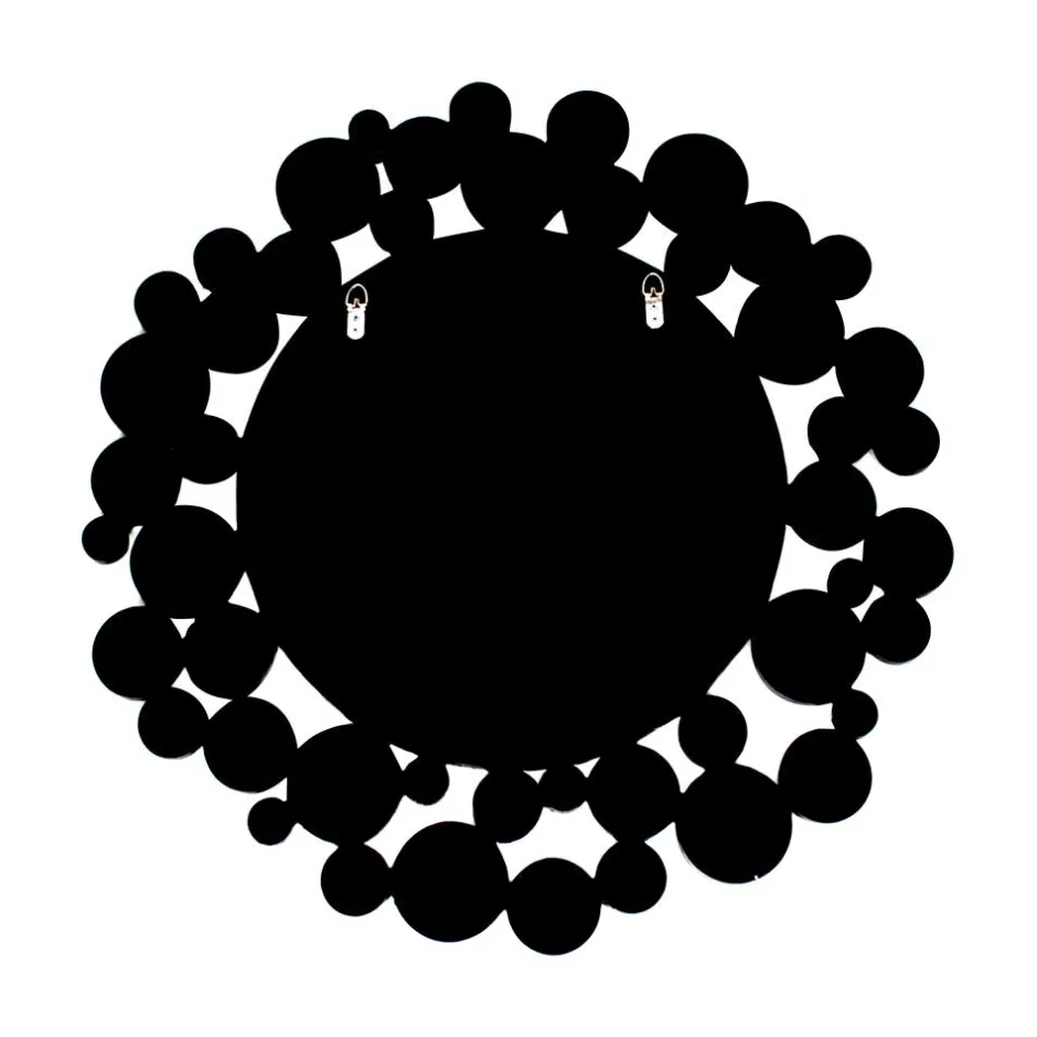 Wohnen Runder Designer Spiegel in Silber & Rosegold - Sulliva