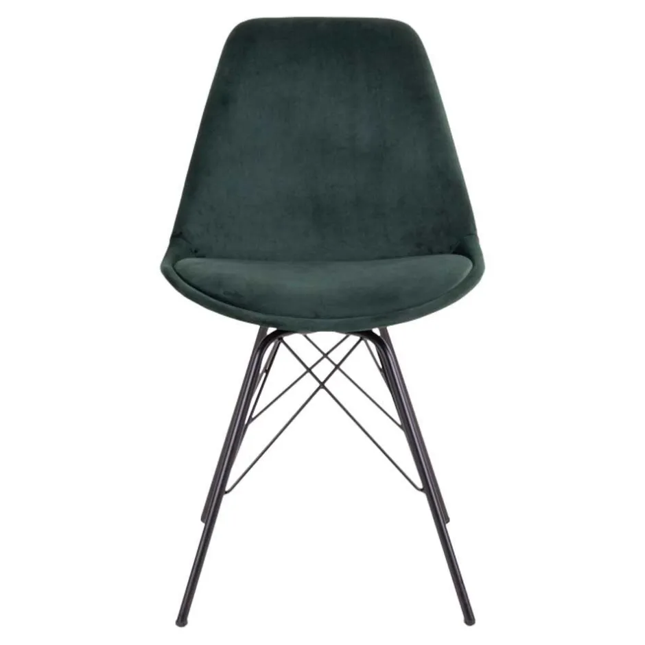 Wohnen Runder Esstisch & 4 Stühle - Annescu II (fünfteilig)