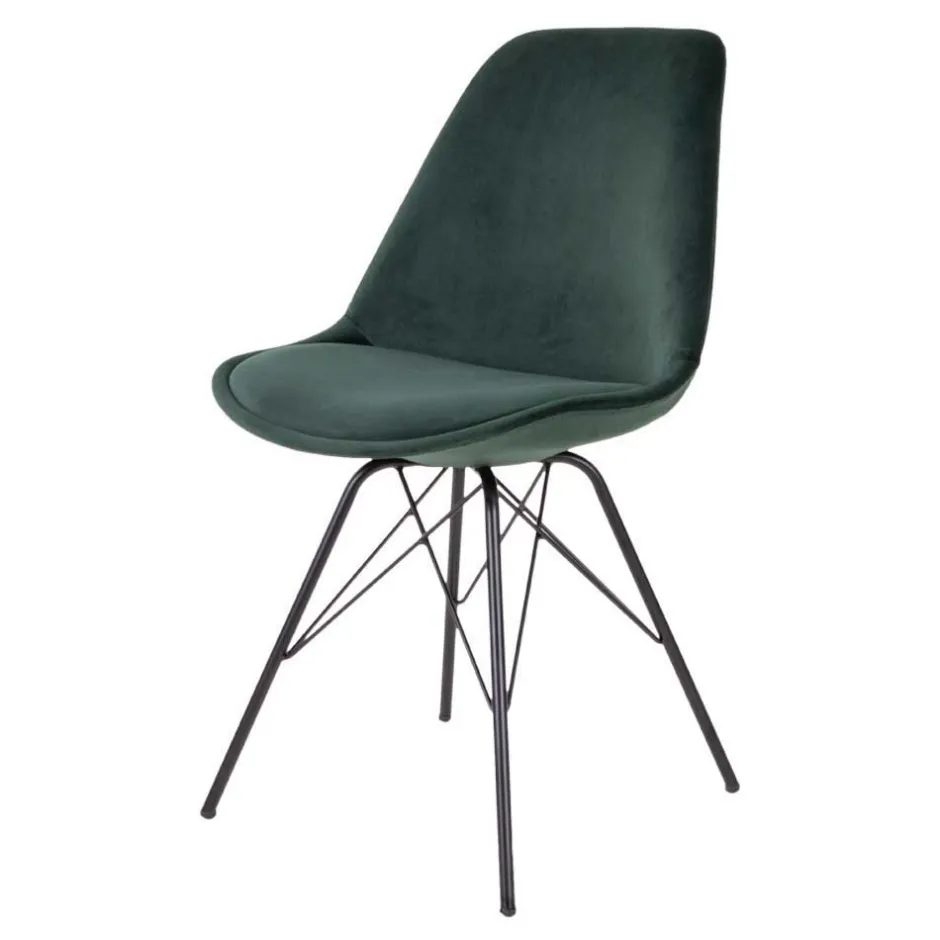 Wohnen Runder Esstisch & 4 Stühle - Annescu II (fünfteilig)