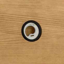 Wohnen Runder Flurspiegel mit Massivholzrahmen - Zavieca