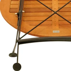 Wohnen Runder Gartentisch mit Armlehnstühlen - Georgy (dreiteilig)