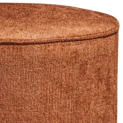 Wohnen Runder Hocker in Rostbraun - Shearme