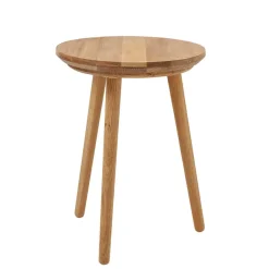 Runder Holz Beistelltisch aus Eiche Massivholz - Kopiana^Wohnen Clearance