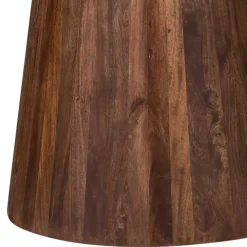 Runder Holztisch in Walnuss Braun - Vrenzo^Wohnen Discount