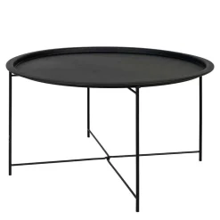 Wohnen Runder Metall Couchtisch im Modernen Stil - Syrecs
