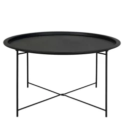 Wohnen Runder Metall Couchtisch im Modernen Stil - Syrecs