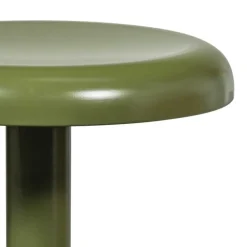 Runder Metall-Barhocker in Grün - höhenverstellbar - Giolia^Wohnen Outlet
