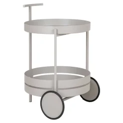 Wohnen Runder Servierwagen im Skandi Design - Veladrano