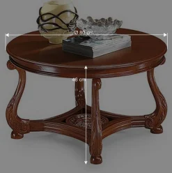 Runder Sofatisch im Italienischen Stil - Vibon^Wohnen Clearance