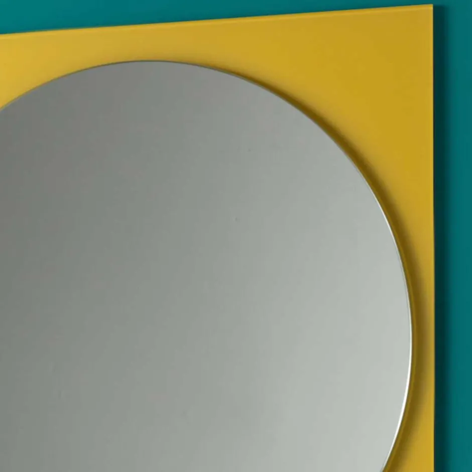 Runder Spiegel & rechteckiges Glas - Howland^Wohnen Clearance