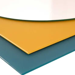 Runder Spiegel & rechteckiges Glas - Howland^Wohnen Clearance