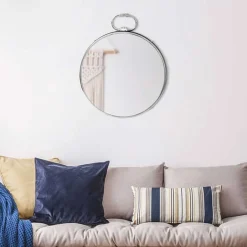 Wohnen Runder Spiegel im Taschenuhr Design - Lagusta