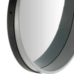 Runder Spiegel in Grau & Schwarz - Zutana^Wohnen Hot