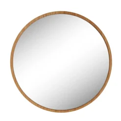 Runder Spiegel mit Eichenholzfurnier - Kopiana^Wohnen Sale
