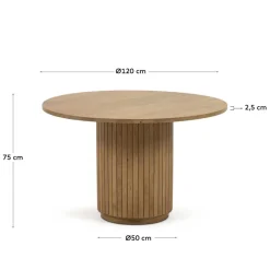 Runder Säulentisch im Skandi Design - Ilvenda^Wohnen Sale