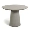 Runder Tisch aus Zement in Grau - Onan^Wohnen